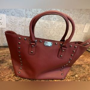 Beautiful maroon Michael Kors hand bag